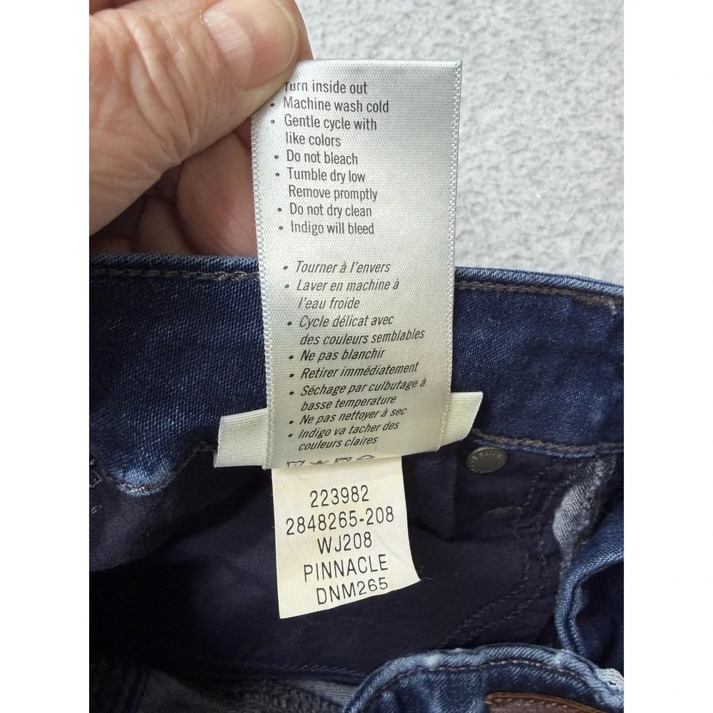 Paige High Rise Bell Canyon Jeans Womens 26x29.5 Dark Wash Flare Stretch Denim